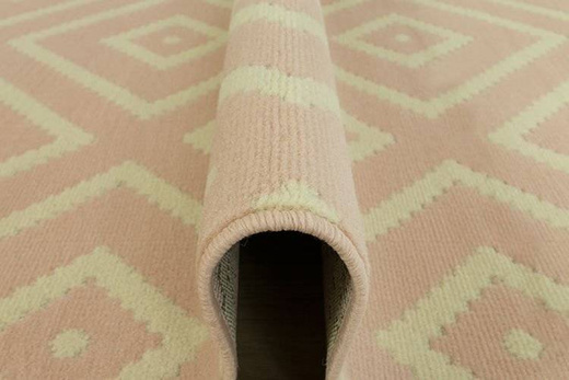 Dywan LUNA 503572/85822 romby różowe