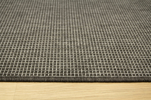 Dywan Dwustronny Sznurkowy Brussels 205664/11010 night silver Grafit Szary Pasy Outdoor