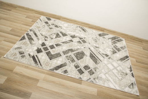 Dywan Garda P1149 Gray Szary Krem Romby Marmur