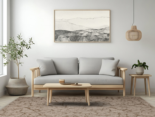 Dywan Pętelkowy Marble 90 Brąz Beż Marmur Melanż