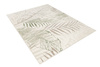 Lśniący Dywan Allora Plus F784A cream/green Beż Krem Zieleń Liście