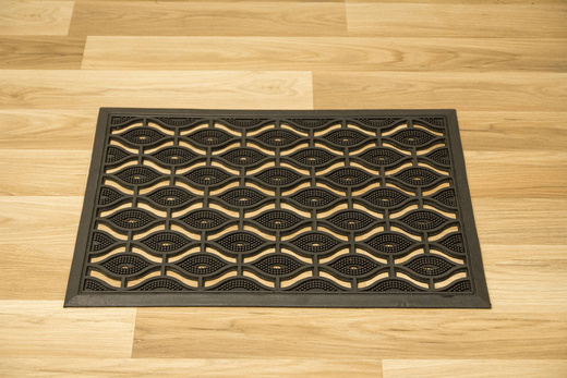 Wycieraczka Gumowa Ażurowa Karo Łezka