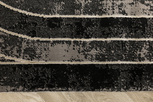 Dywan Kashmir KR158S BlackK/Gold Czarny Złoty Geometria