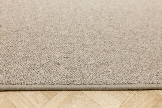 Wełniana Wykładzina Pętelkowa Nelson 75 Szary szer. 5 m