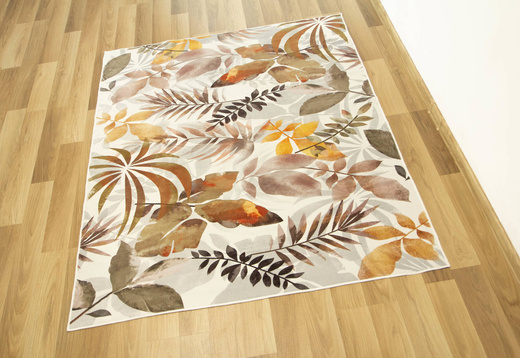 Dywan Summer Liście Beż Antypoślizgowy