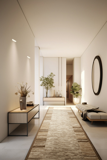 Chodnik Antypoślizgowy Adagio 03 Beż NEW Paski szerokość 67 cm