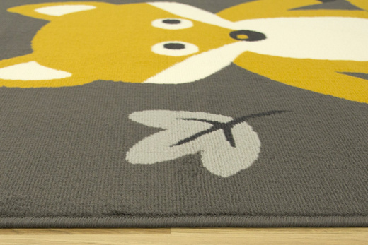 Dywan Kids 534431/89915 grey/mustard Lisek