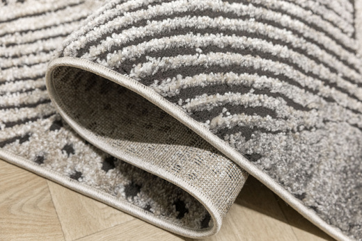 Dywan Matara P180A sp.antra/m.bei Beż Szary Kaszmir Linie Tynk