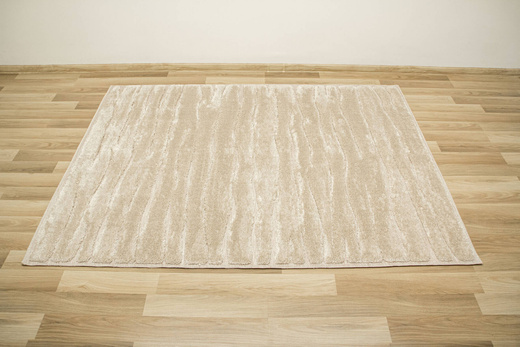 Dywan Shaggy Lula Soft IM15A Beige/Beige Pasy Beż