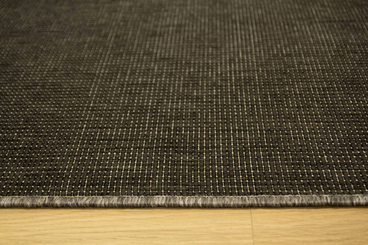 Dywan Dwustronny Sznurkowy Brussels 205631/11020 night silver Szary Grafit Fala Outdoor