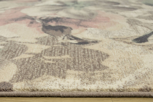 Wełniany Dywan Isfahan Marica Piaskowy