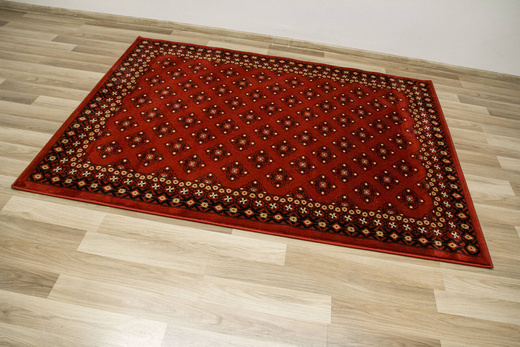 Dywan Ornamentowy Afgan 3099A red/black Czerwony Czarny