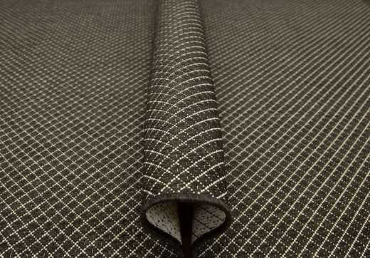 Dywan Dwustronny Sznurkowy Brussels 205668/10110 Night Antracyt Krem Romby Kratka Outdoor