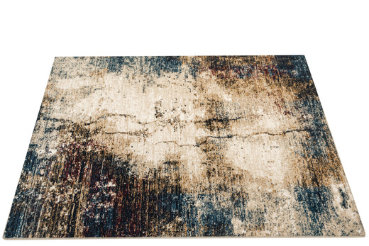 Wełniany Dywan Agnella Isfahan Grado Jasny Beż Abstrakcja