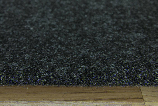 Wykładzina lindau 50 czarny szerokość 2 m