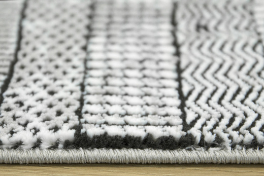 Dywan Quantum K3076G grey Szary Spękany Tynk