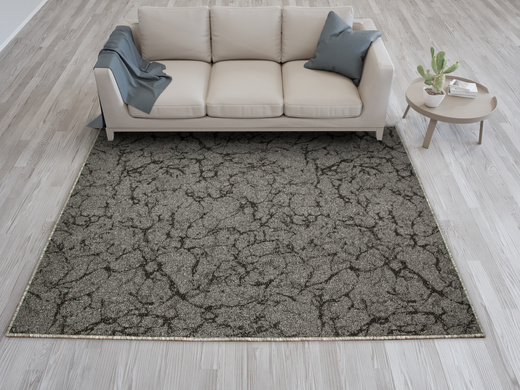 Dywan Marble 75 Melanż Szary Czarny