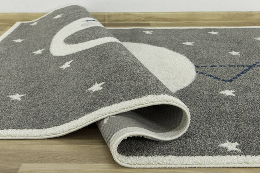 Dywan EMILY KIDS 2343A d.gri/bone szary łabędź