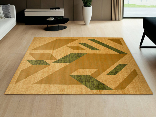 Dywan Agnella Standard Kanas Beż Oliwka Abstrakcja