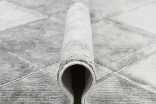 Dywan Felix 9313A m.grey/l.grey Lśniący Szary Krem Romby