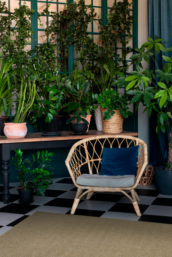 Dywan Sznurkowy Ella ST033A antracite/ant Beż Antracyt Jodełka Outdoor