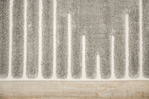 Dywan Shaggy Lula Soft IM43A CNFG4 Cream/Grey Szary Geometryczny Romby Kreski