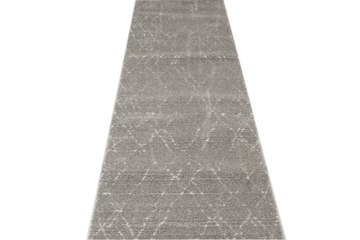 Chodnik Loris G250A D.Grey Szary Krem Przecierane Linie szerokość 80 cm