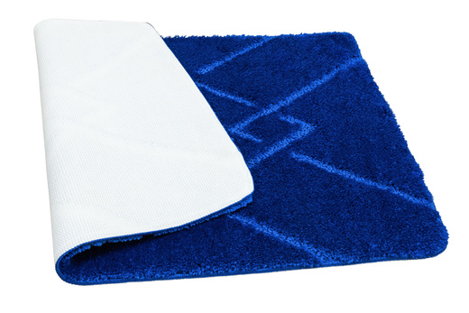 Dywanik Łazienkowy Antypoślizgowy Moreno Blue Niebieski Romby
