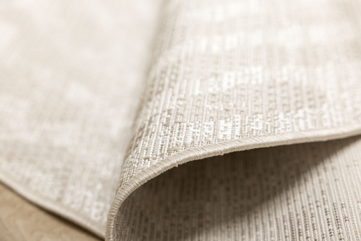 Okrągły Dywan Sznurkowy Haga 04787A vizon/cream Beż Krem Okręgi Outdoor