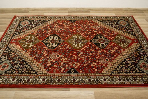 Dywan Ornamentowy Afgan E788A red/black Czerwony Czarny