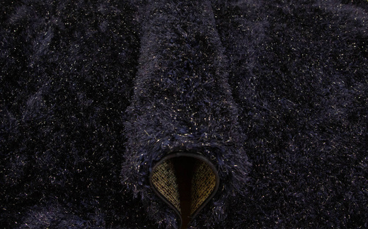 Lśniący Dywan Gloria Granatowy Z Lurexem