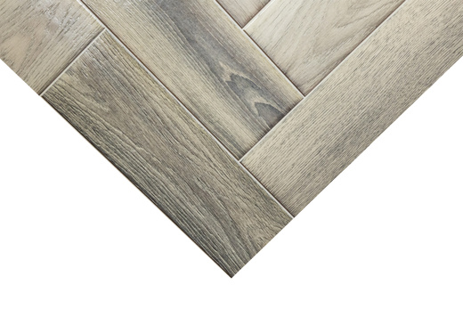 Wykładzina PCV Bartesa Diana Wood 267M Jodełka Beż Krem szerokość 1 m