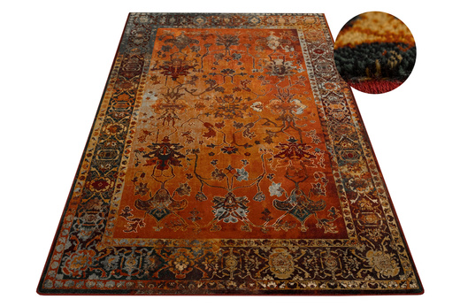 Dywan Wełniany Dywilan Polonia Bodrum Rubin Ornament