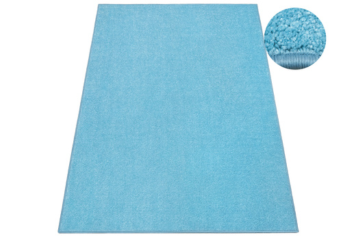 Wykładzina carousel 81 jasno niebieski szerokość 4 m