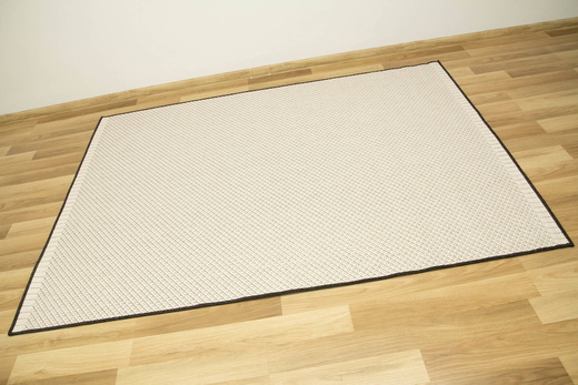 Dywan Dwustronny Sznurkowy Brussels 205668/10110 Night Antracyt Krem Romby Kratka Outdoor