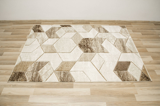 Dywan Amelia B101B cream/beige Beżowy Brązowy Geometria
