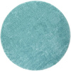 Dywan Okrągły Shaggy Antypoślizgowy Malmo Niebieski Turkus