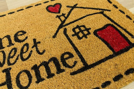 Antypoślizgowa Wycieraczka Kokos Tucan 2 Home Sweet Home