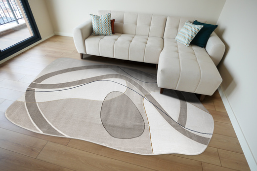 Dywan Selena GS002A Cream/Beige Krem Beż Szary Geometria Ksztalt