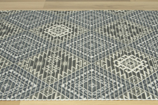 Mata Łazienkowa Softy-tex 827 patchwork romby aztec szary szerokosć 65 cm