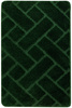Dywanik Łazienkowy Antypoślizgowy Lotus Dark Green Butelkowa Zieleń Cegiełka