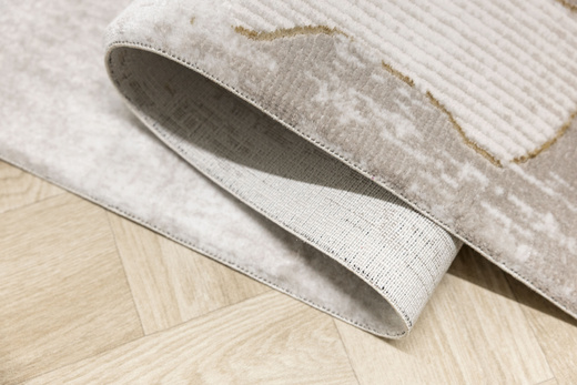 Dywan Kashmir KR204S Vizon/Black Beż Czarny Złoty Tynk