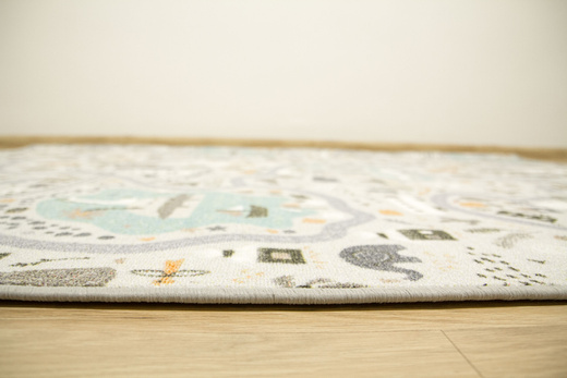 Pastelowy Dywan Dziecięcy Uliczki 04