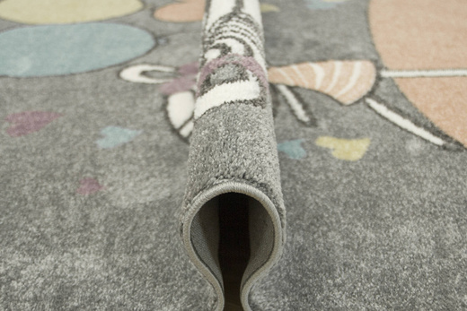 Dywan Dziecięcy Lima 9393B l.grey/rose Baletnica Dziewczynka Róż Szary