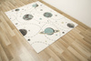 Dywan Lima G759A cream/d.grey Pastelowy Krem Turkus Planety