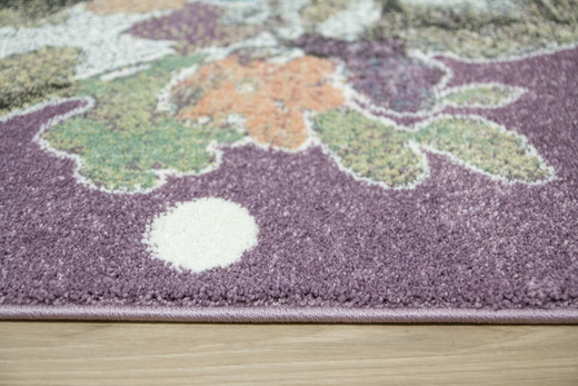 Dywan Dziecięcy Lima G755A lila/yellow Fiolet Zajączek