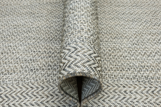 Chodnik Sznurkowy Jeans 19242/P91 Outdoor Beż Grafit Jodełka szerokość 80 cm