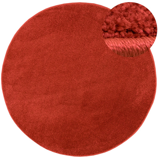 Okrągły Dywan Lima 2081A Red Czerwony