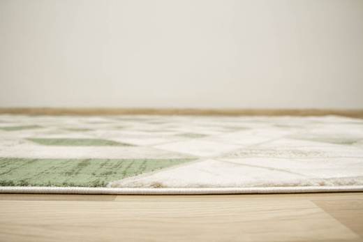 Dywan Garda P563B Green Zielony Szary Romby