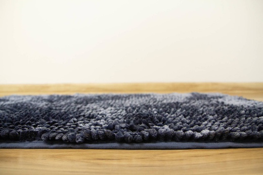 Antypoślizgowy Dywanik Łazienkowy Shiny Chenille 504367 Granatowy